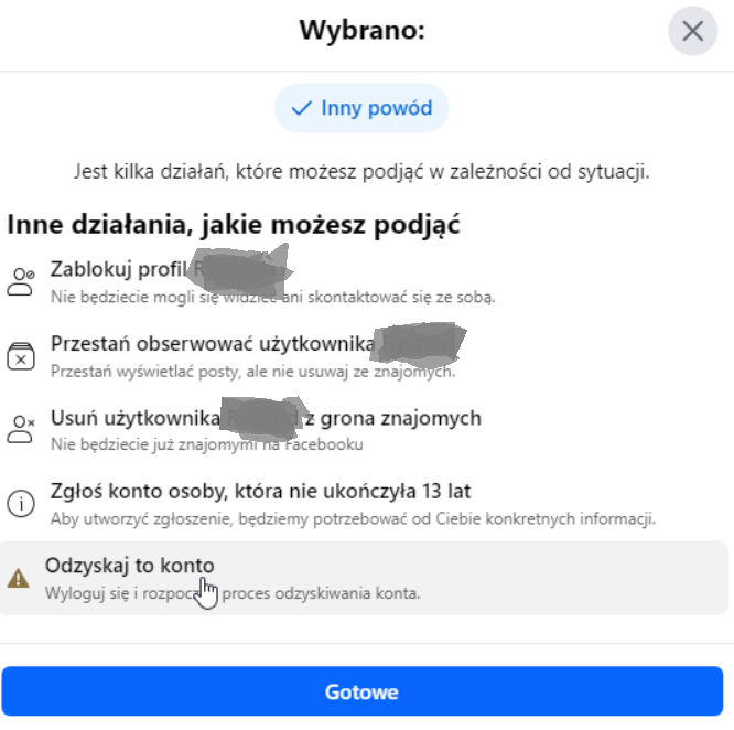 Jak odzyskać konto na Facebooku bez maila i telefonu