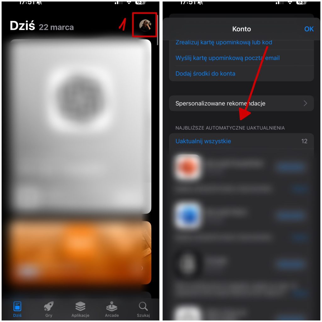 Jak zaktualizować instagrama na iOS