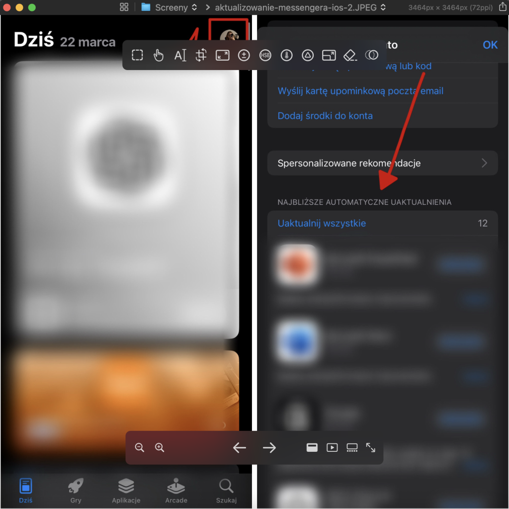Jak zaktualizować Facebooka na iOS