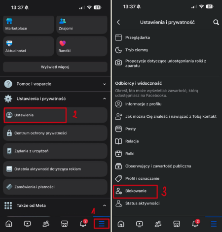 Jak na Facebooku zablokować użytkownika