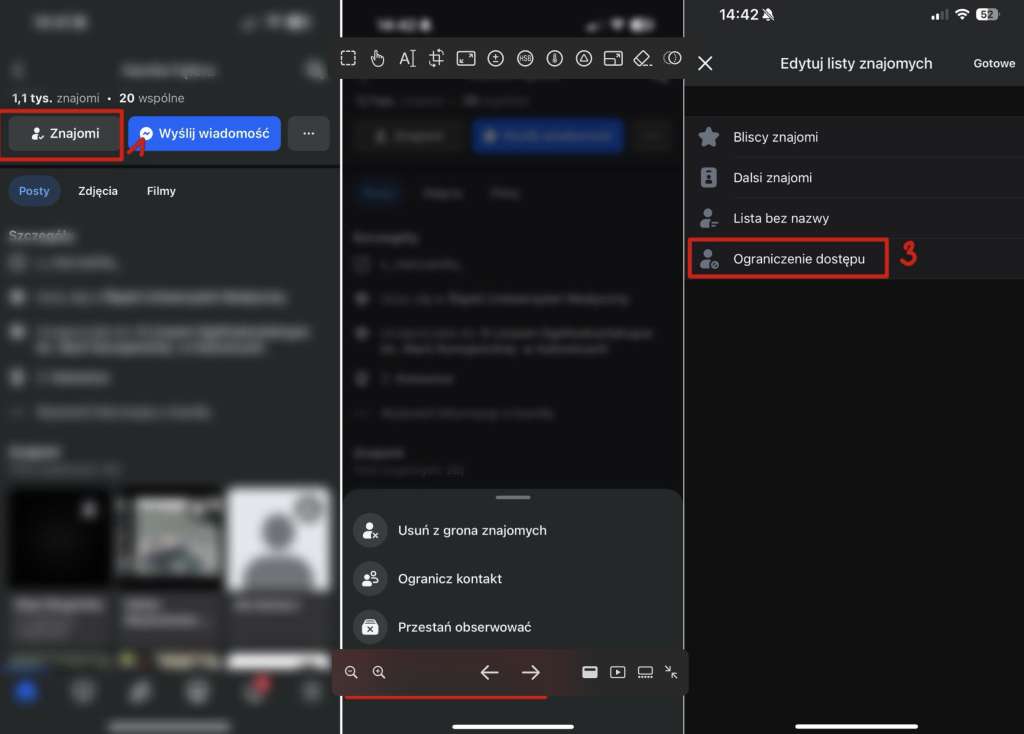 Jak ograniczyć dostęp kogoś na Facebooku