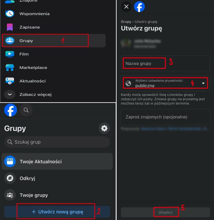 Jak założyć grupę na Facebooku na komputerze