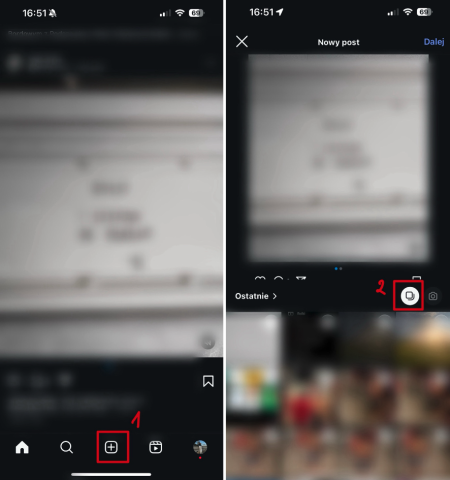 Jak na Instagramie dodać wiele zdjęć do relacji