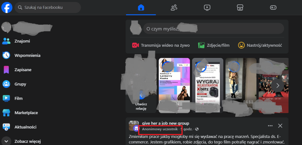 Jak dodać anonimowy komentarz na Facebooku