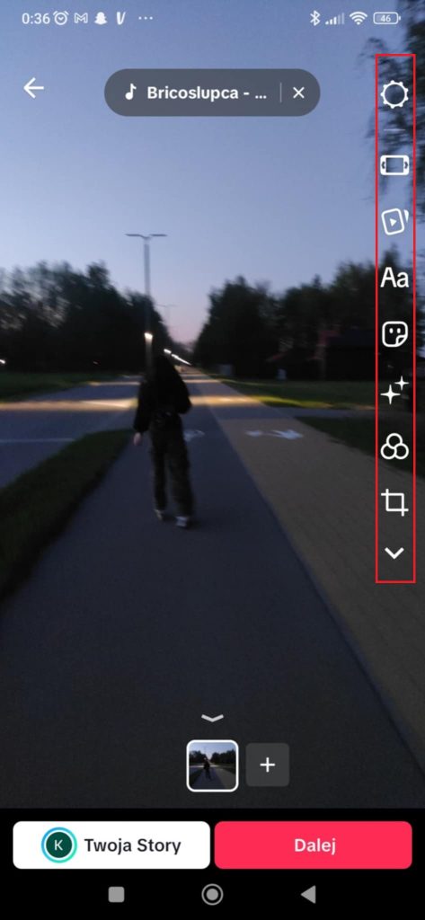 Jak edytować film na TikToku