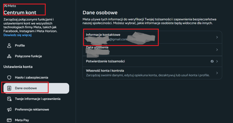 Jak sprawdzić email na Facebooku
