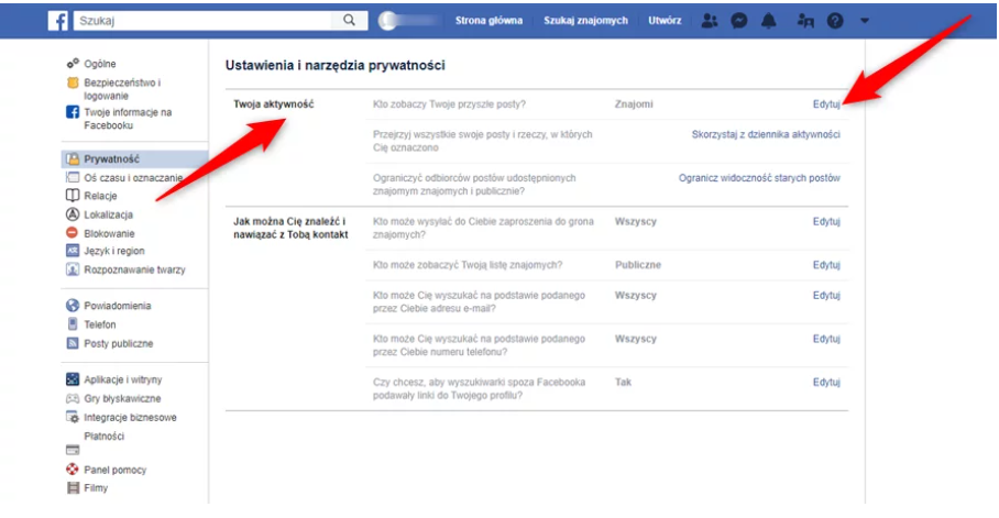 Jak ukryć post na Facebooku