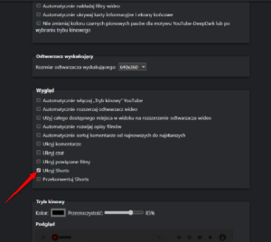 Jak usunąć Shorts z YouTube