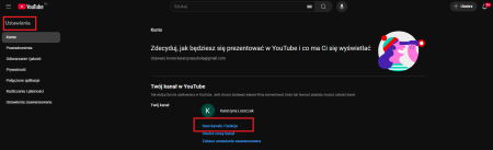 Jak zmienić nick czy nazwę kanału na YouTube