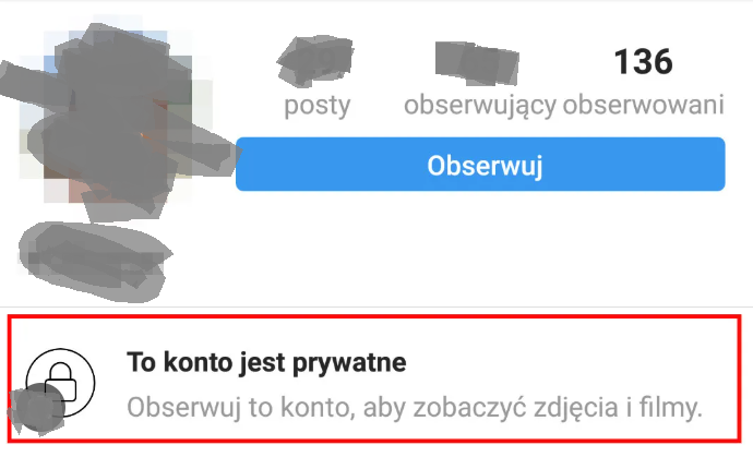 Jak zobaczyć prywatne konto na Instagramie