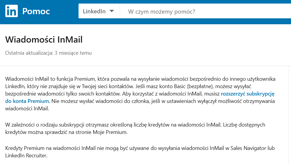 LinkedIn InMail 