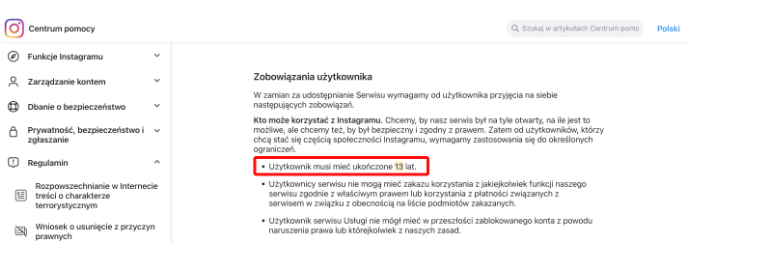 Od ilu lat można mieć Instagram