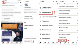 Jak usunąć konto na LinkedIn